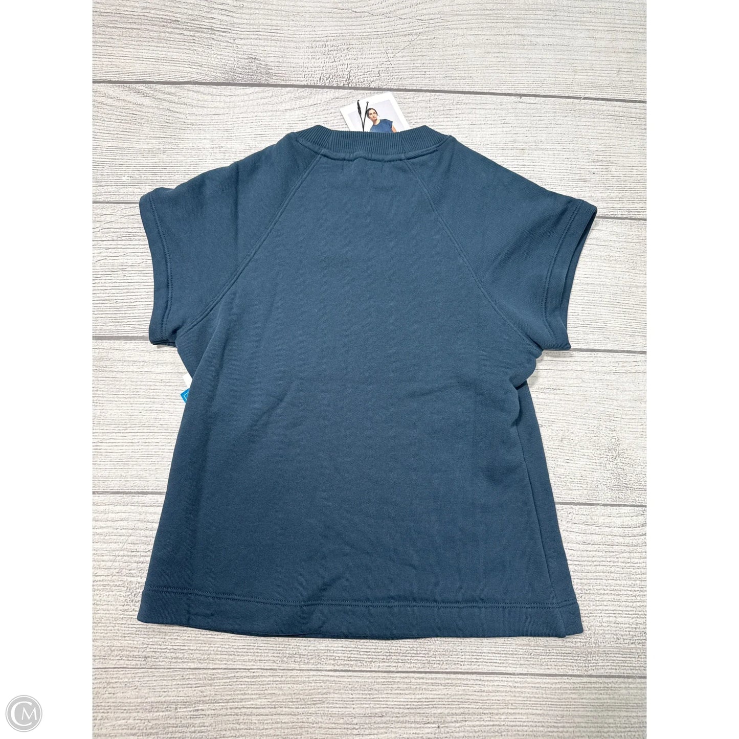 New! Top Short Sleeve By Nation In Teal, Size: Xs