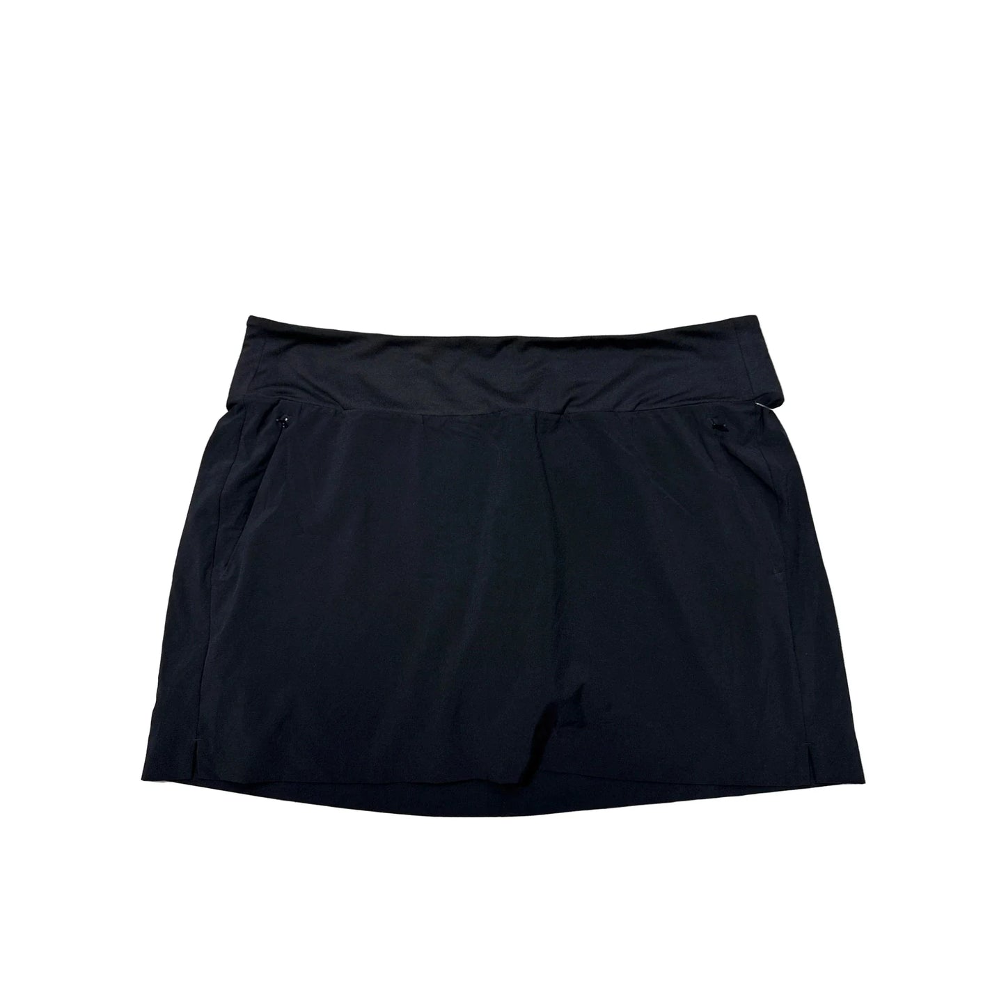Athletic Skort By Athleta In Black, Size: 1x