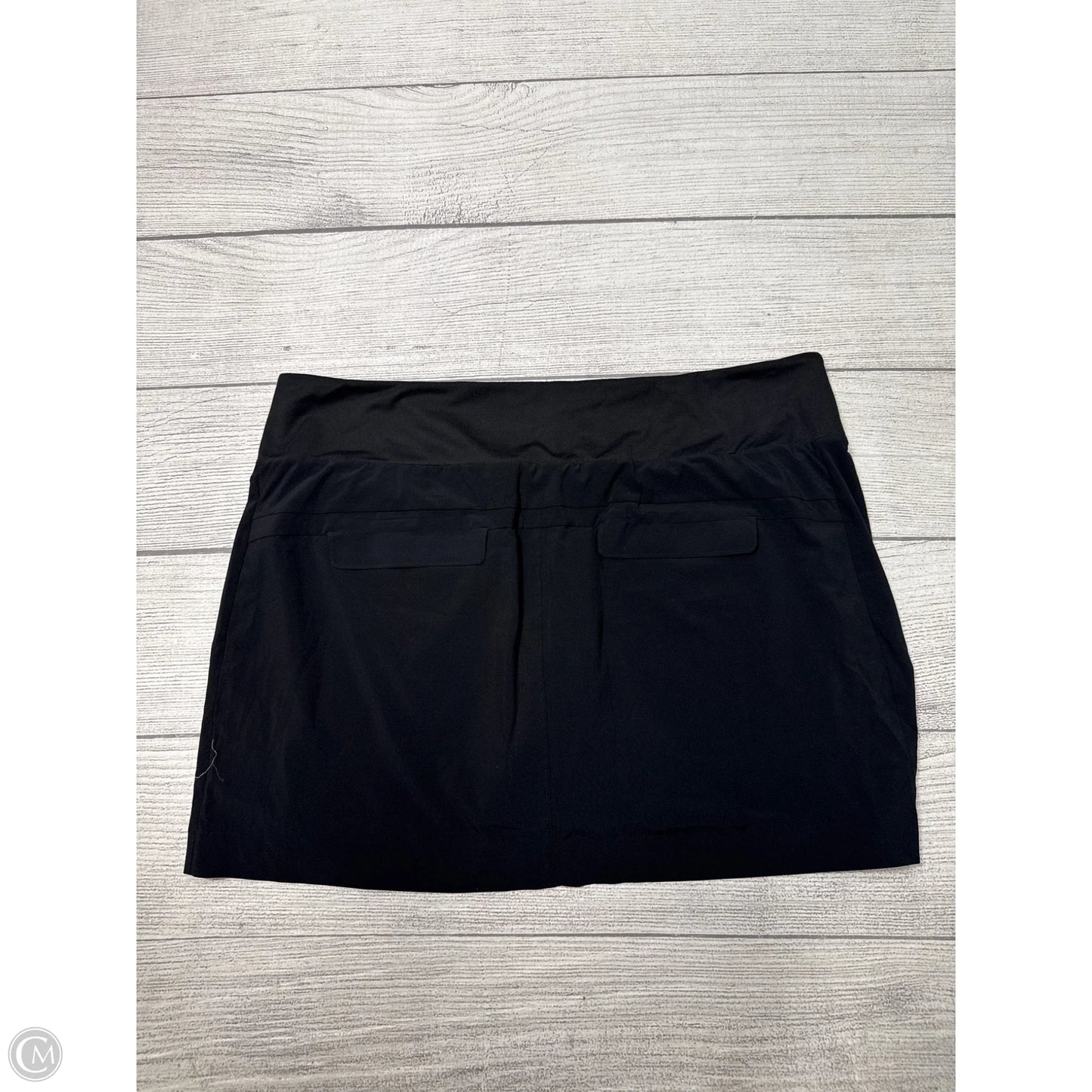 Athletic Skort By Athleta In Black, Size: 1x