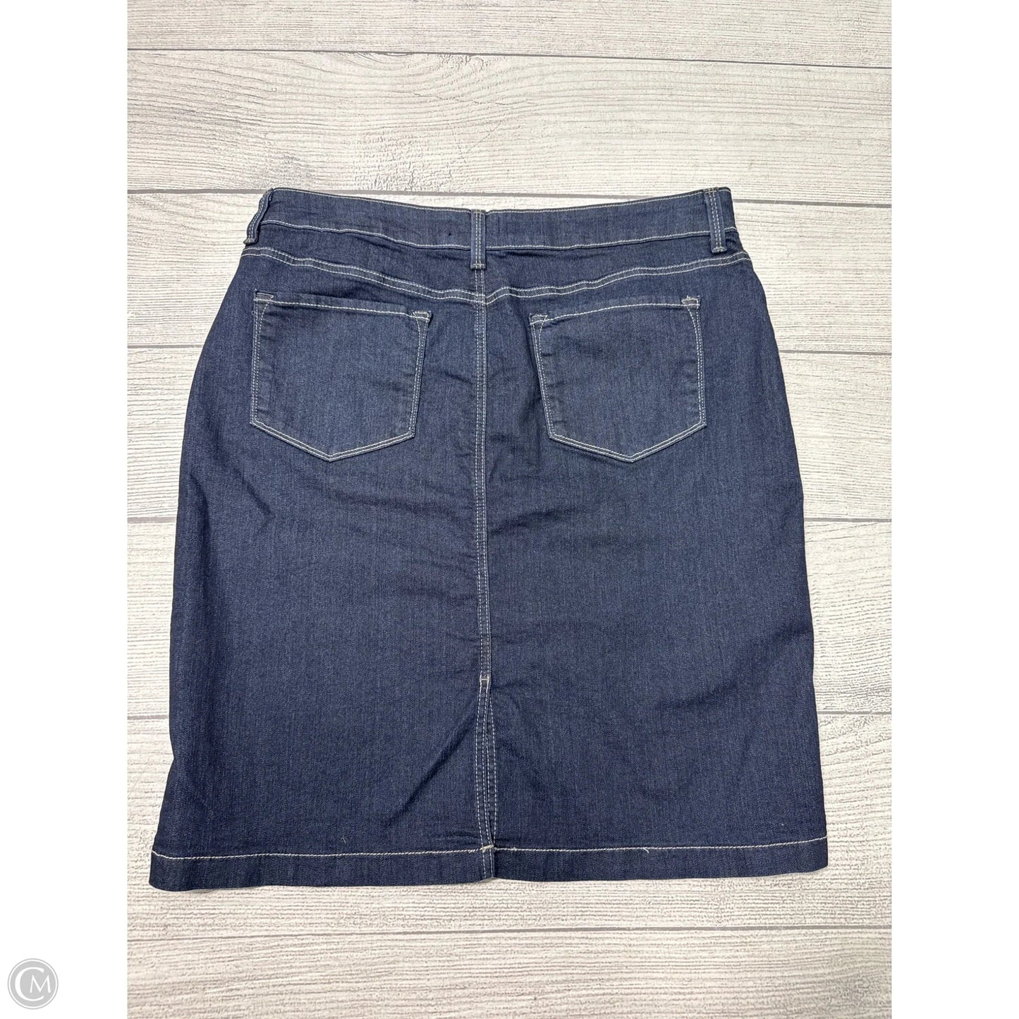 Skirt Designer By Not Your Daughters Jeans In Blue, Size: 16