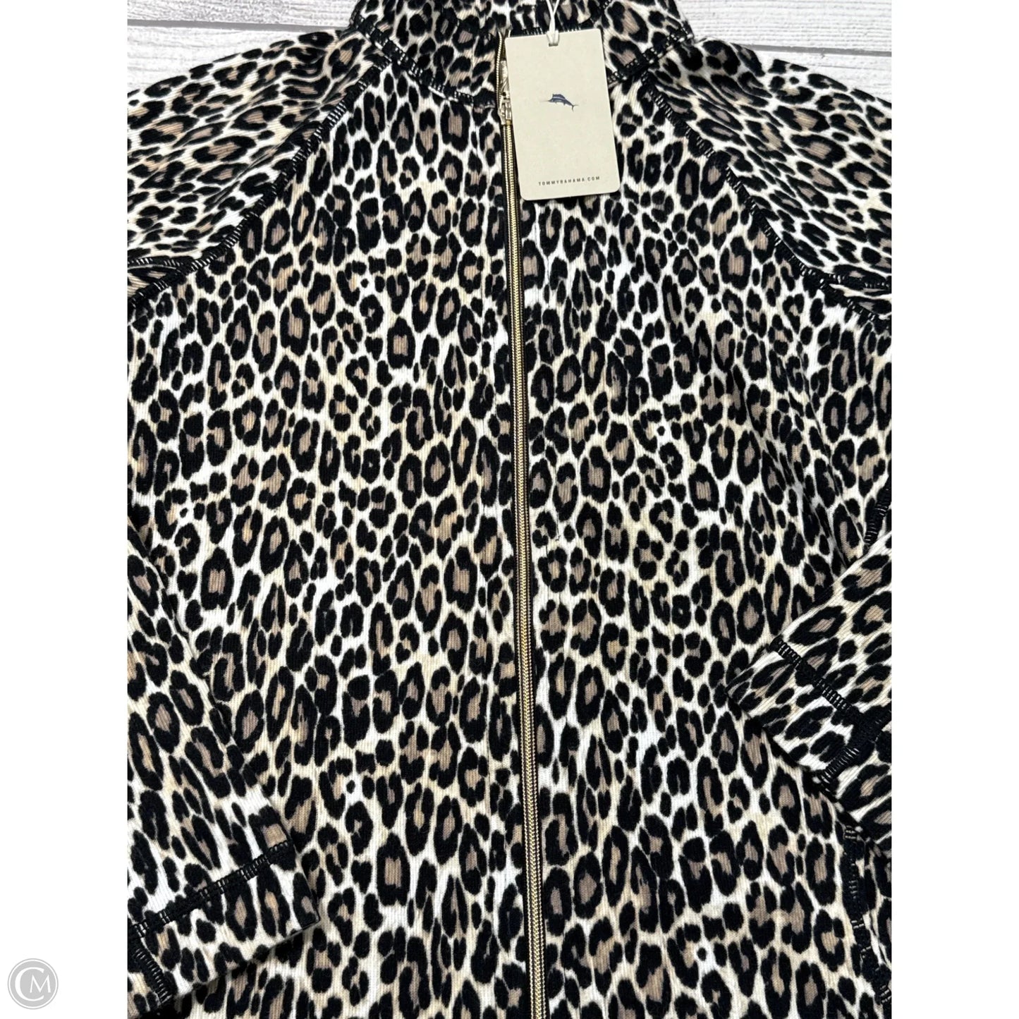 New! Athletic Jacket By Tommy Bahama In Animal Print, Size: S
