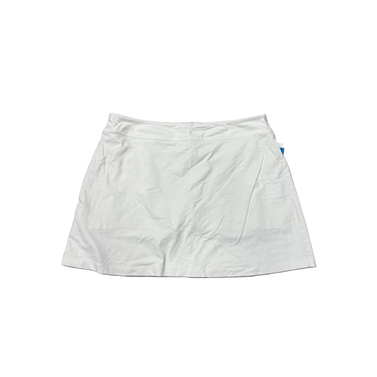 Athletic Skort By Athleta In White, Size: 1x