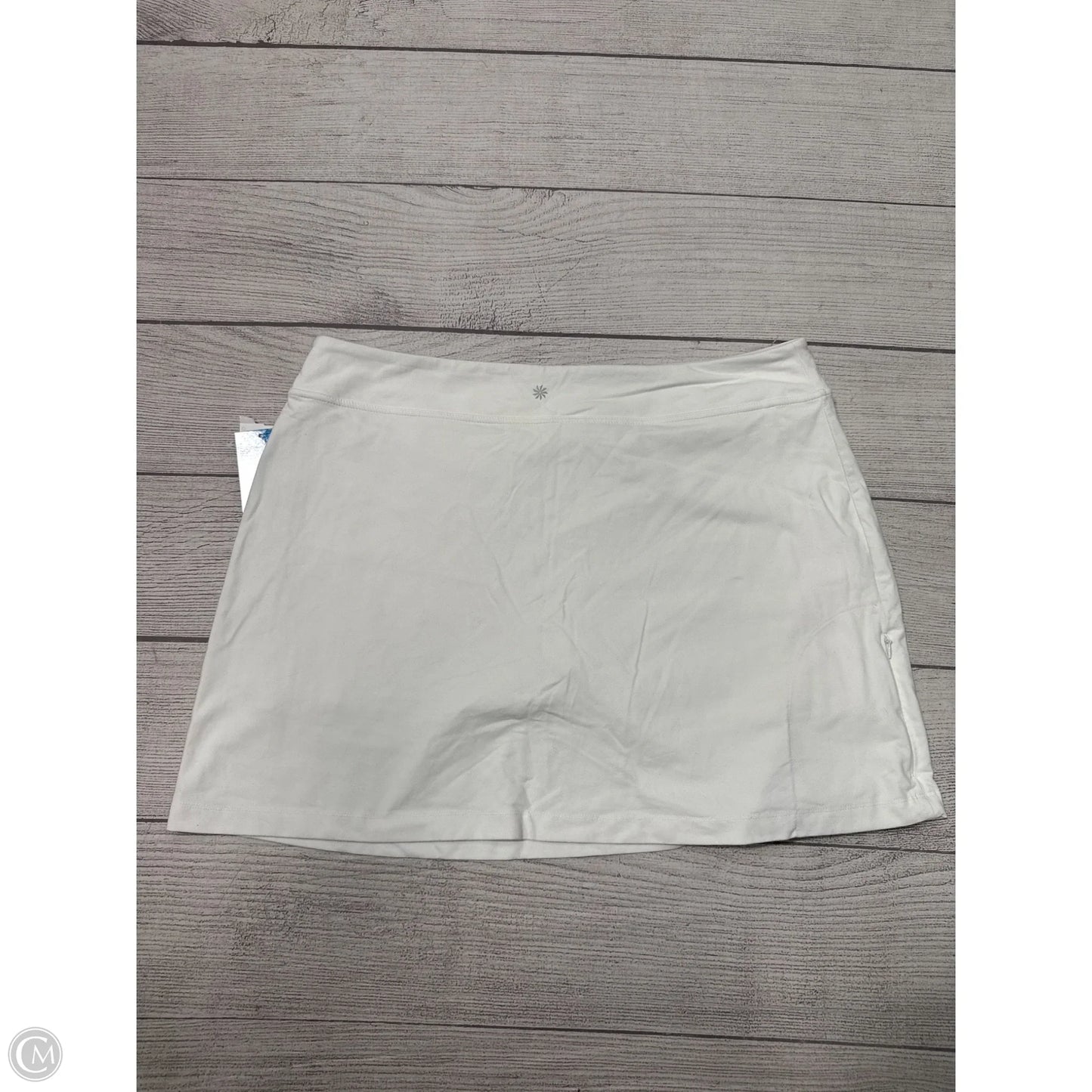 Athletic Skort By Athleta In White, Size: 1x