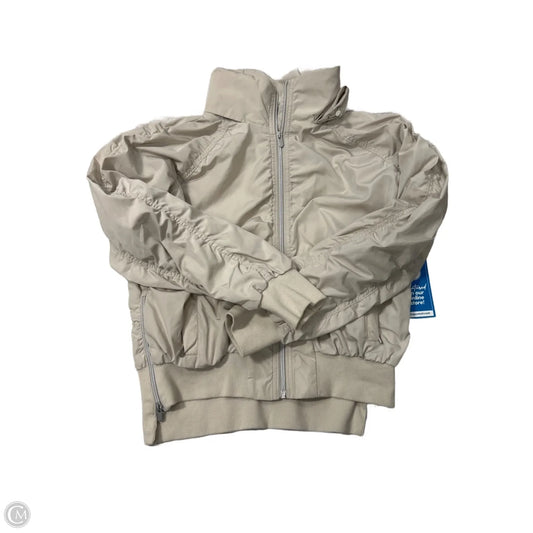 Athletic Jacket By Athleta In Tan, Size: S
