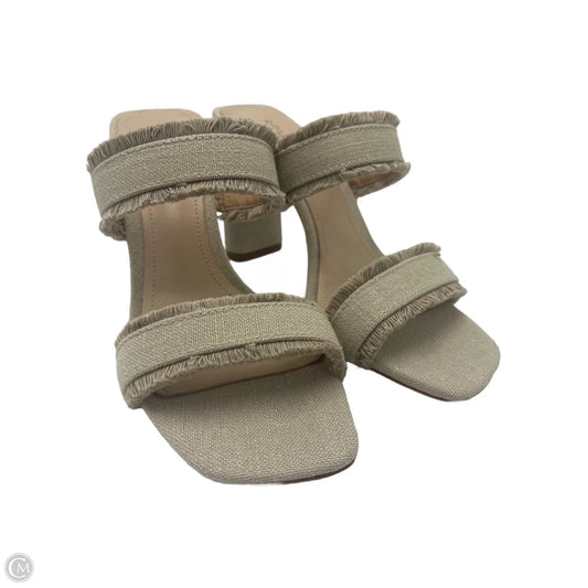 New! Shoes Heels Block By Schutz In Tan, Size: 8
