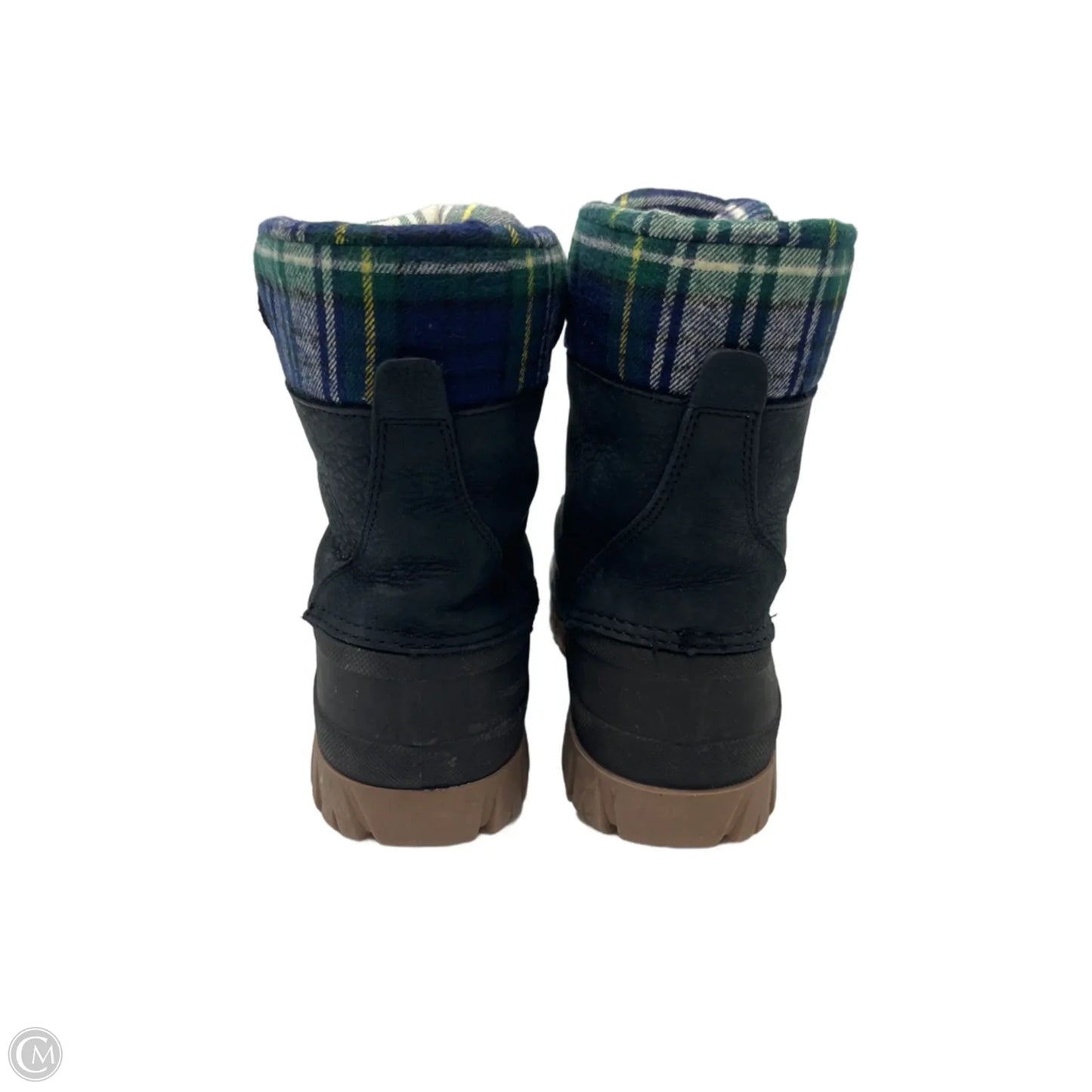 Boots Snow By J. Crew In Plaid Pattern, Size: 8