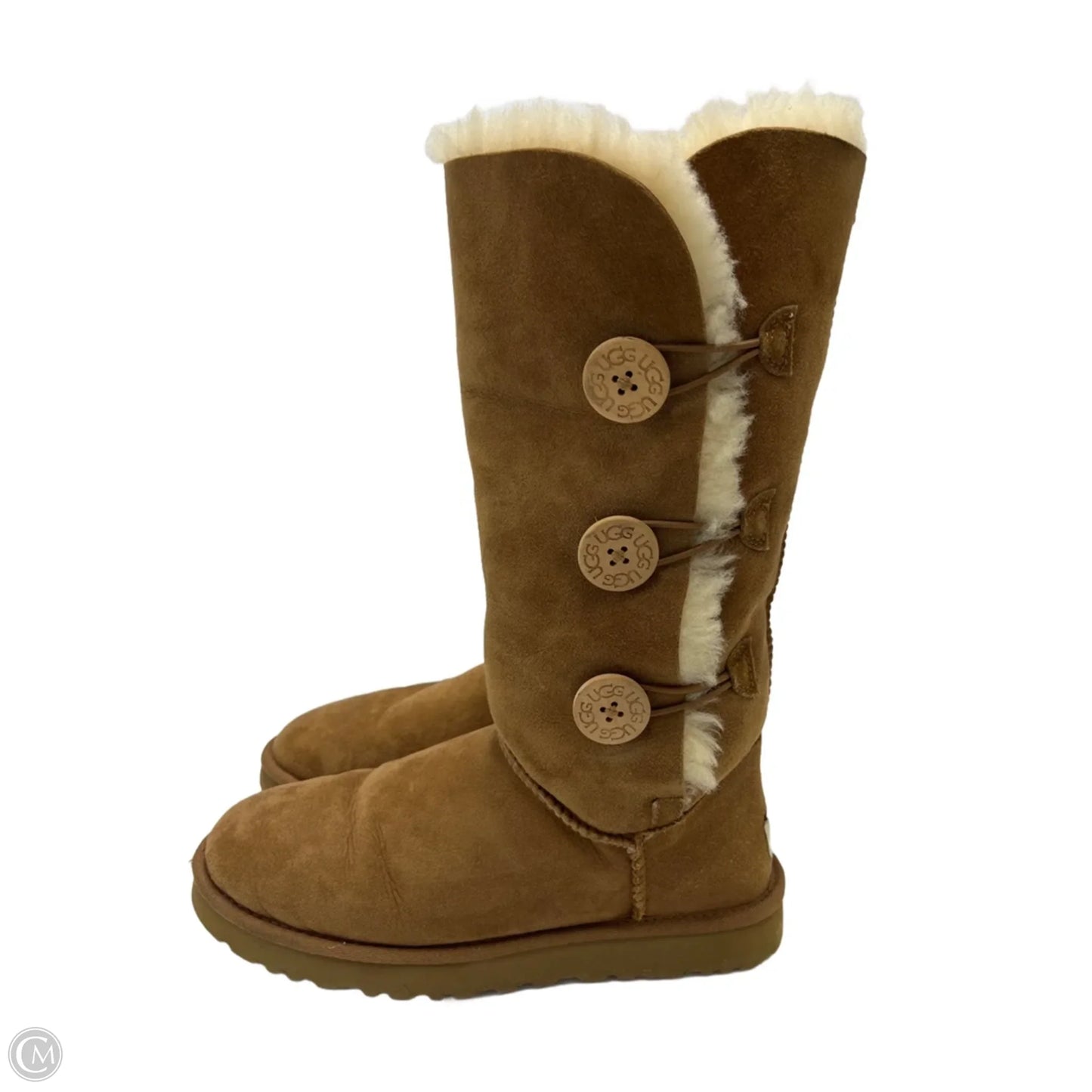 Boots Designer By UGG In Brown, Size: 8
