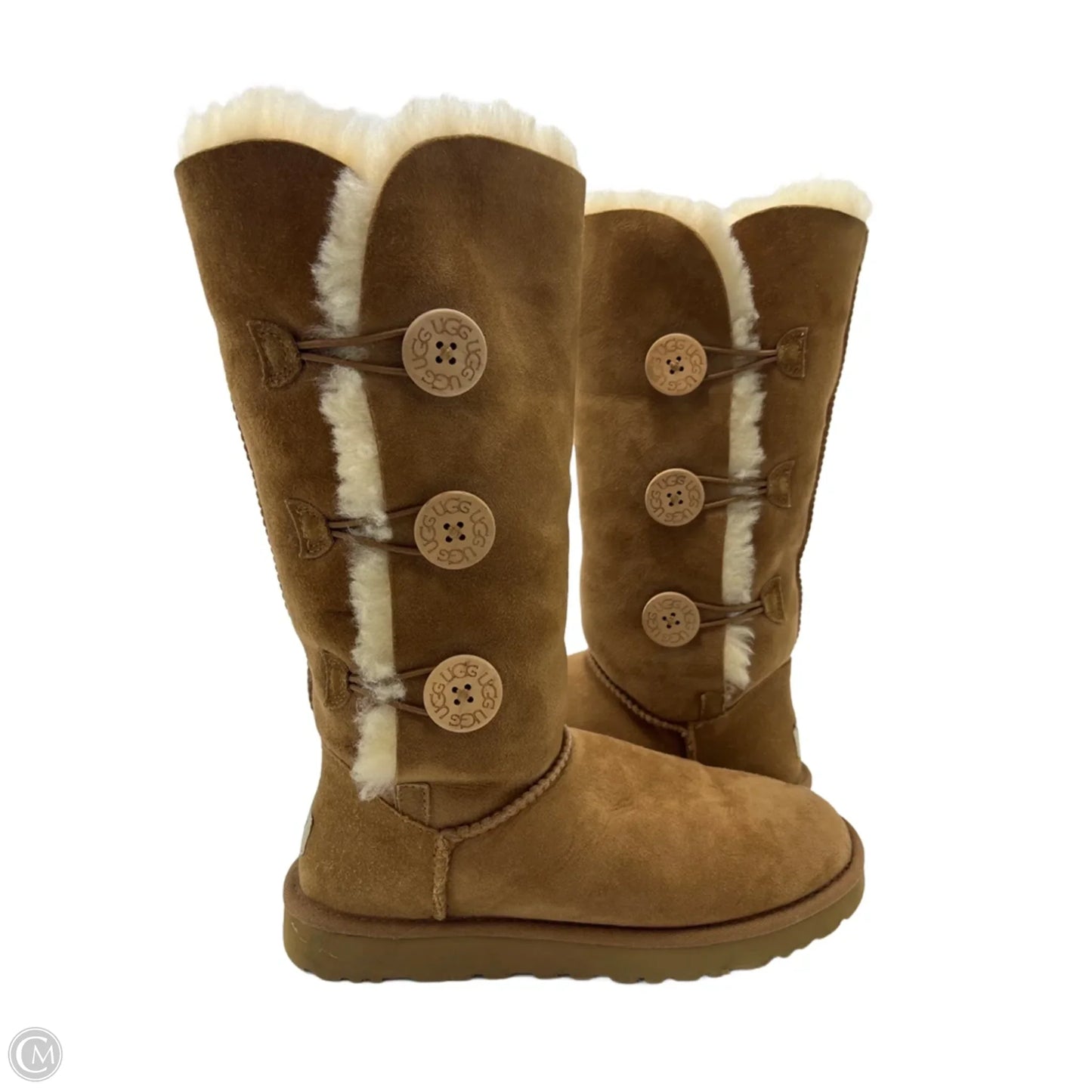 Boots Designer By UGG In Brown, Size: 8