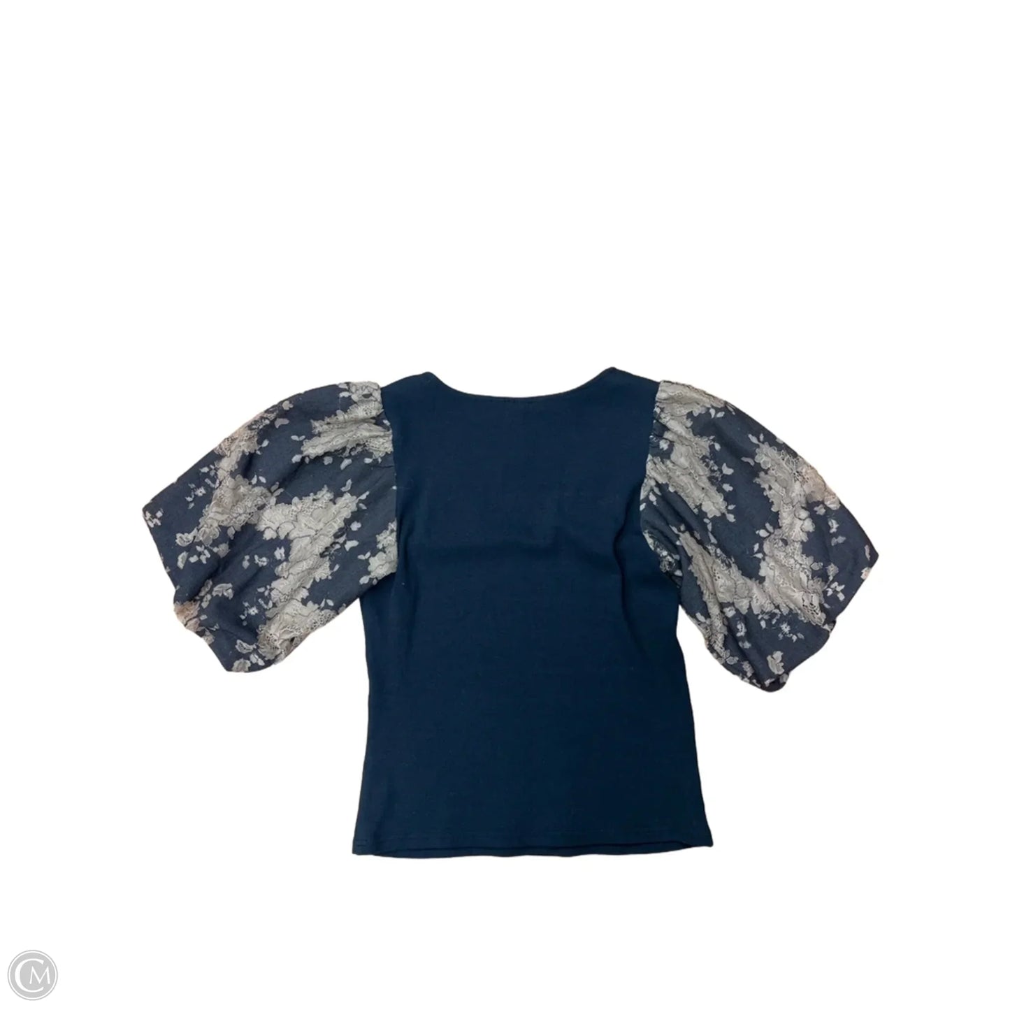 Top Short Sleeve By Dolan Left Coast In Black & Tan, Size: S