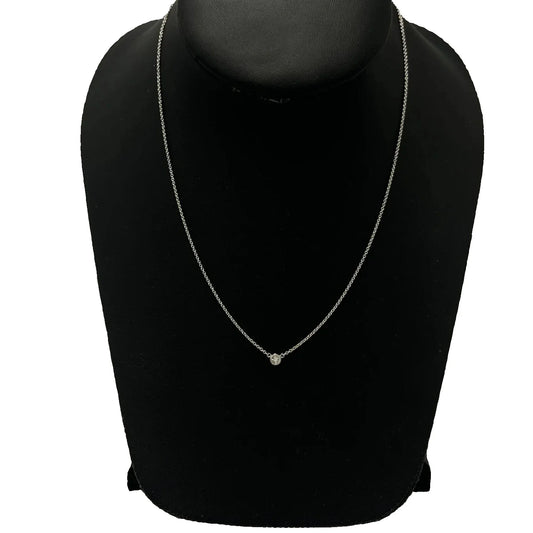 Tiffany & Company Platinum Diamond By The Yard Luxury Necklace