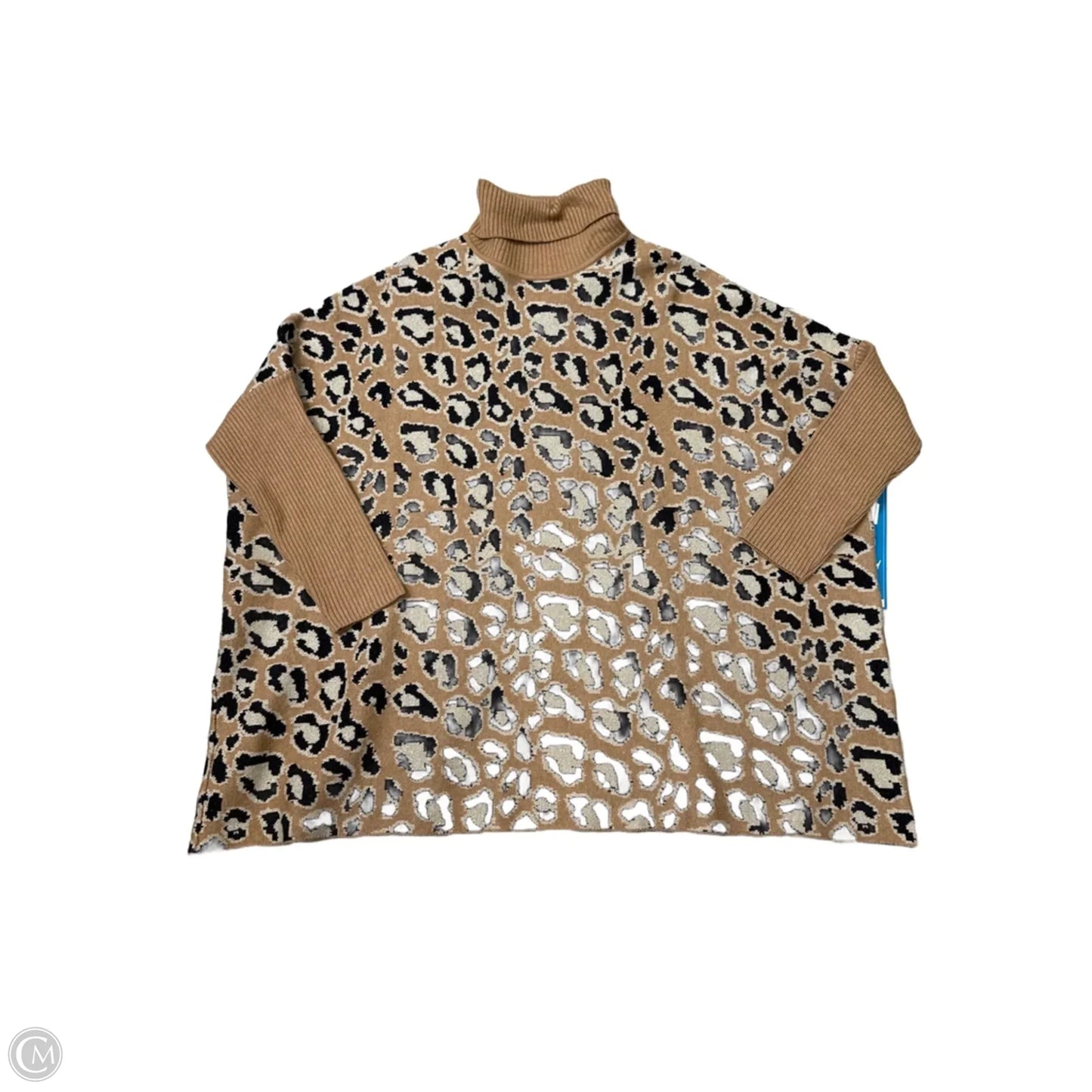 Sweater By Chicos In Animal Print, Size: S
