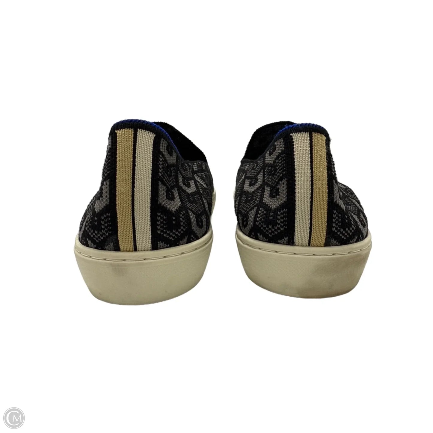 Shoes Designer By Rothys In Black & Grey, Size: 11.5