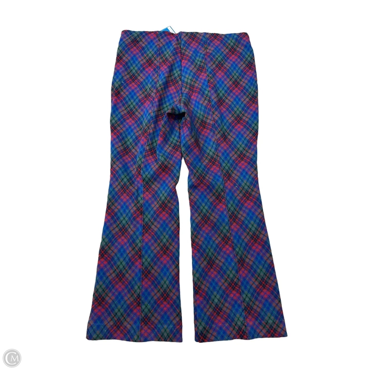 Pants Cropped By Maeve In Orange & Purple, Size: M