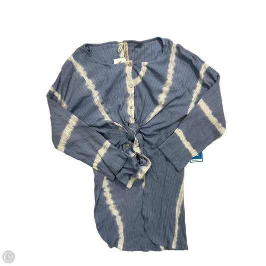 Top Long Sleeve By Free People In Blue, Size: S