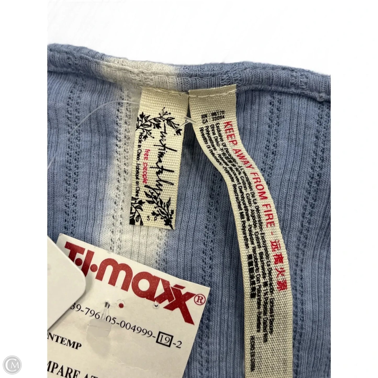 Top Long Sleeve By Free People In Blue, Size: S