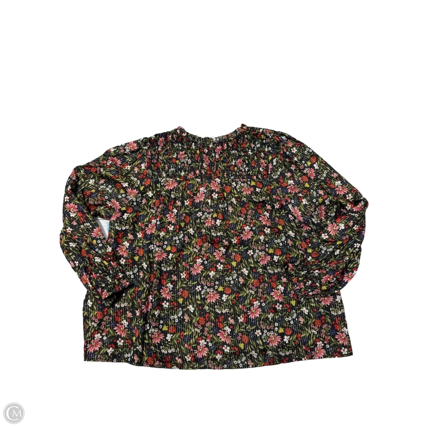 New! Top Long Sleeve By Old Navy In Floral Print, Size: Xl