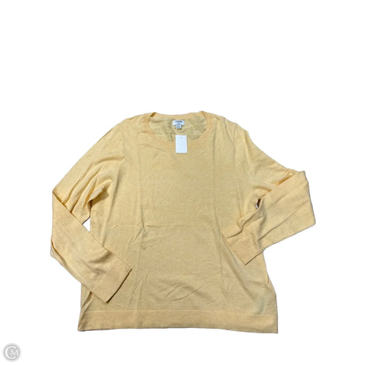 New! Sweater By J. Crew In Yellow, Size: Xxl