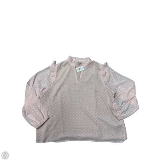 New! Top Long Sleeve By J. Crew In Pink, Size: Xxl