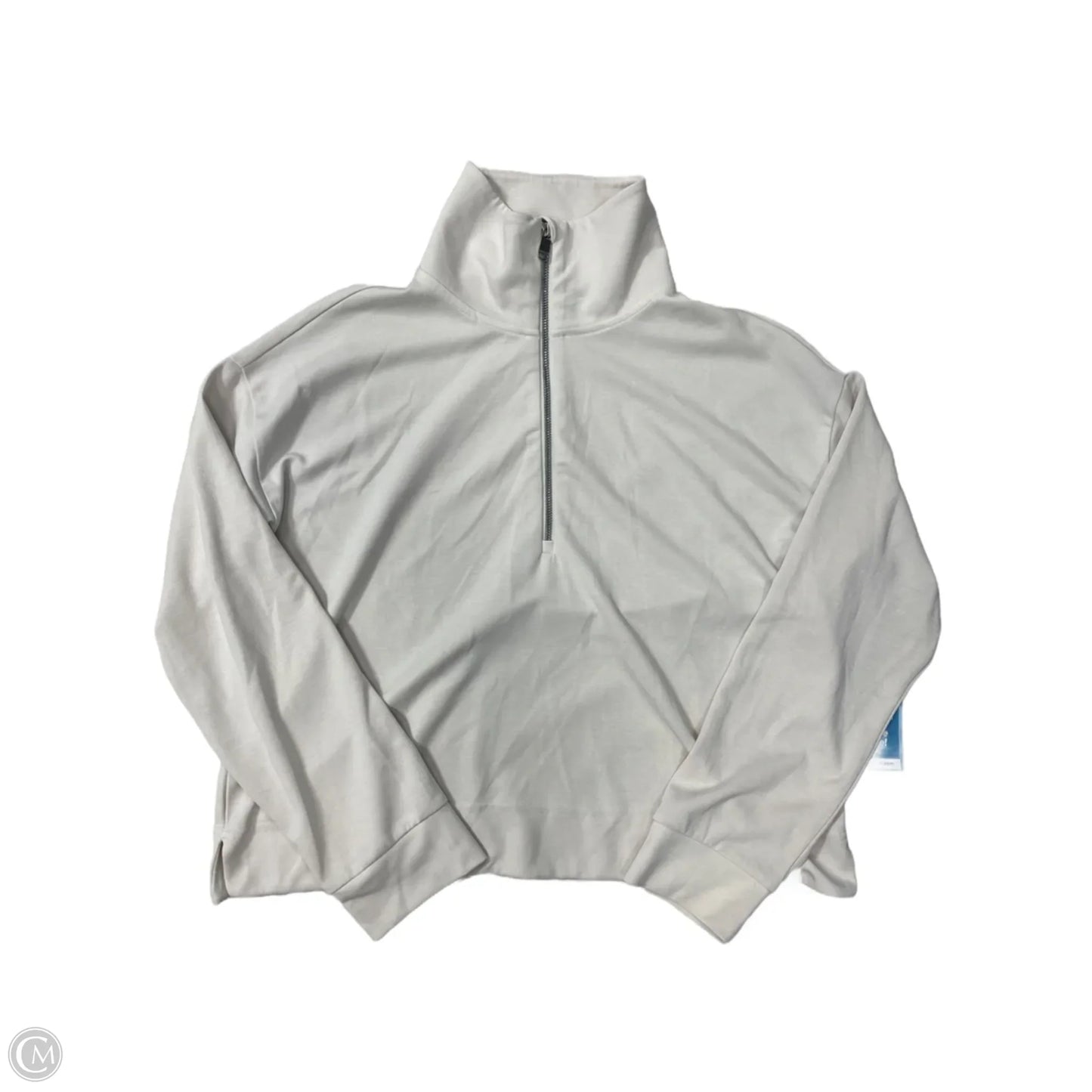 Athletic Sweatshirt Collar By Athleta In White, Size: L