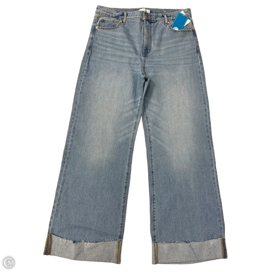 Jeans Wide Leg By Loft In Blue, Size: 10