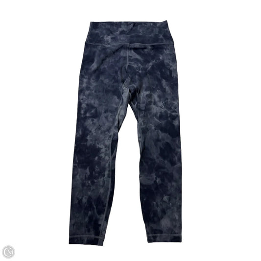 Athletic Leggings By Lululemon In Tie Dye Print, Size: M