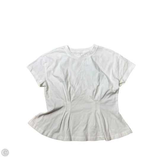 Top Short Sleeve By Free People In White, Size: S