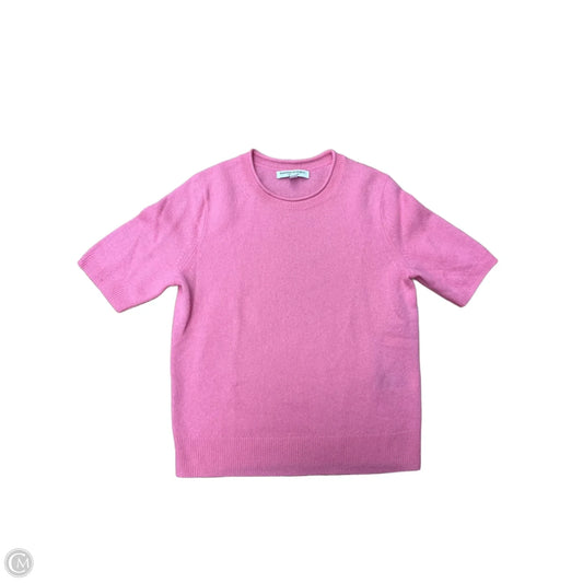 Sweater Short Sleeve By Banana Republic In Pink, Size: S