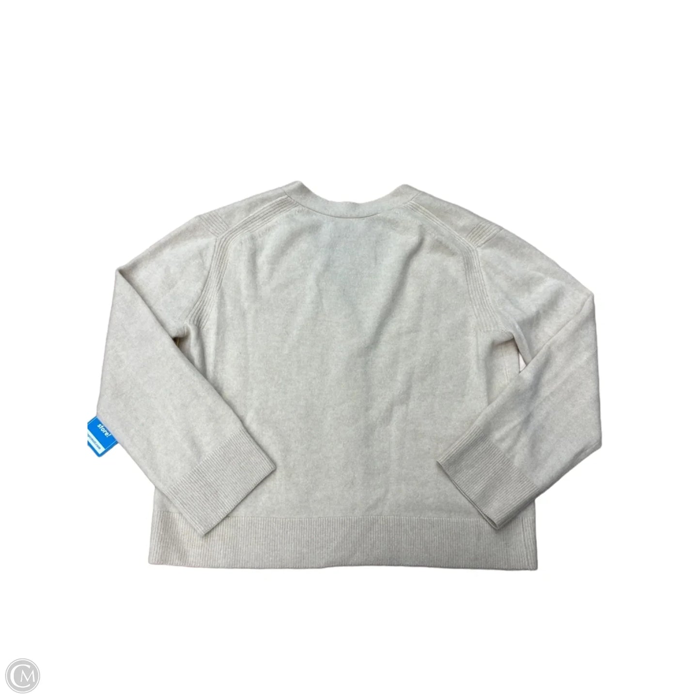 Cashmere Sweater Cardigan By J. Crew In Cream, Size: Xs