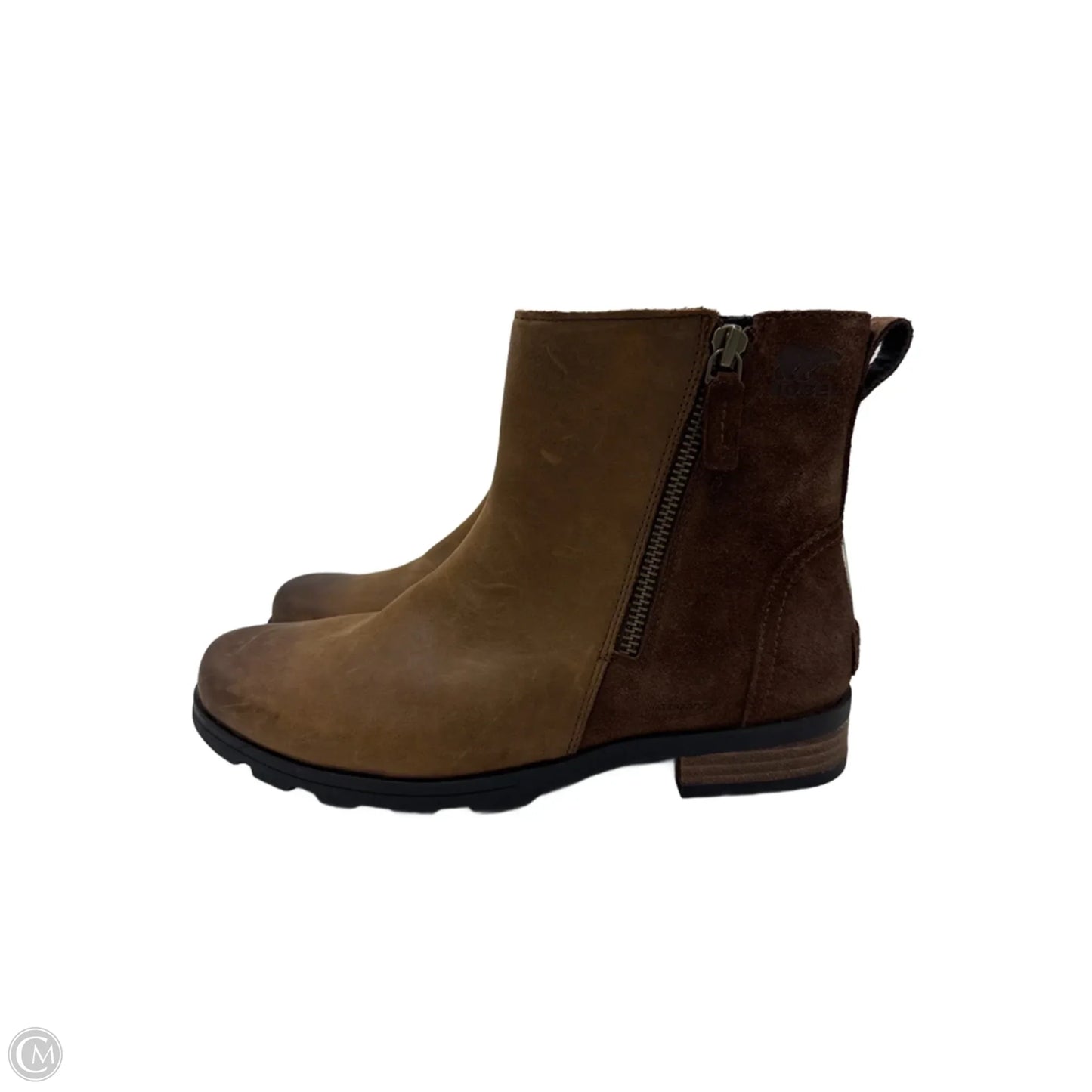 New! Boots Ankle Flats By Sorel In Brown, Size: 9.5