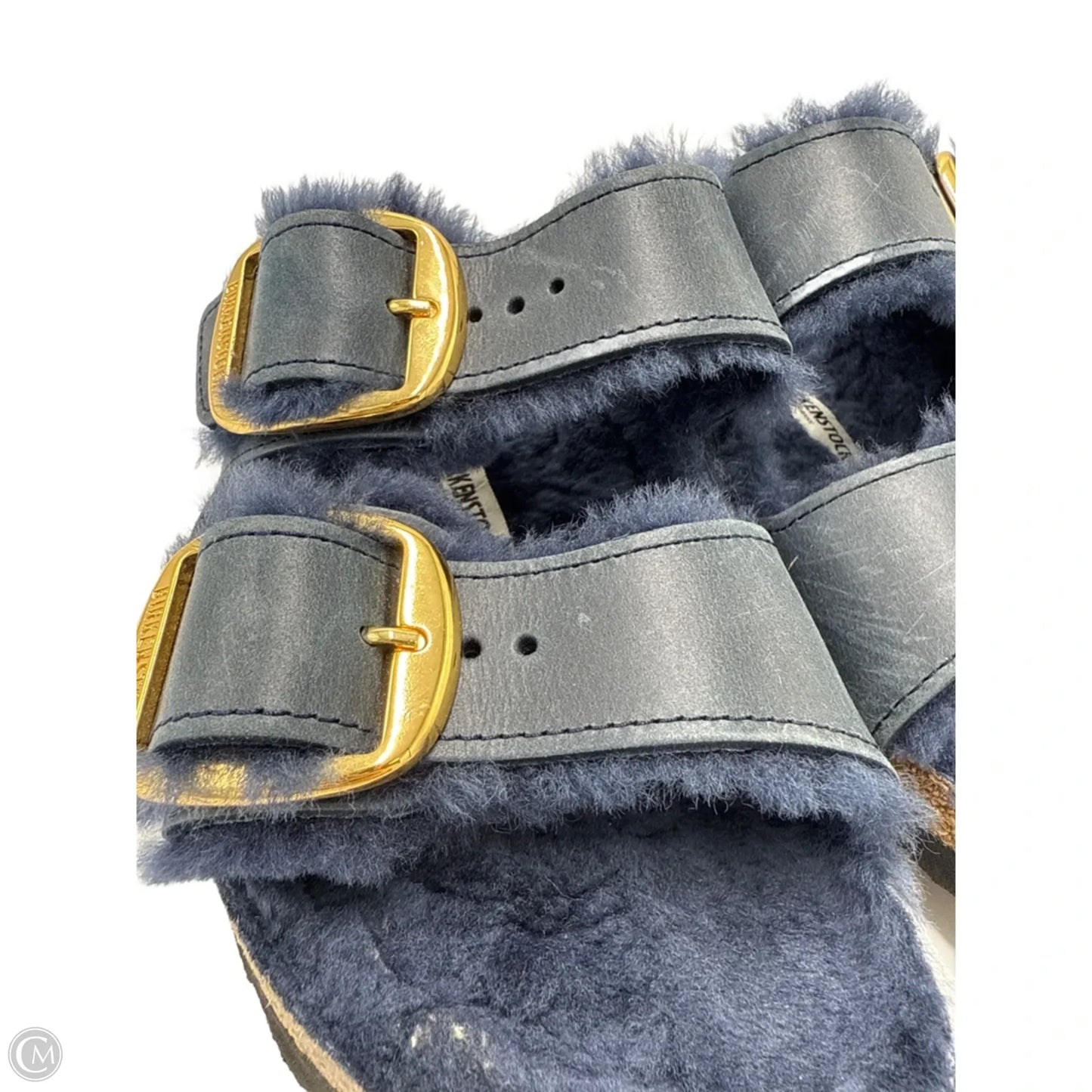 Shoes Designer By Birkenstock In Blue, Size: 7