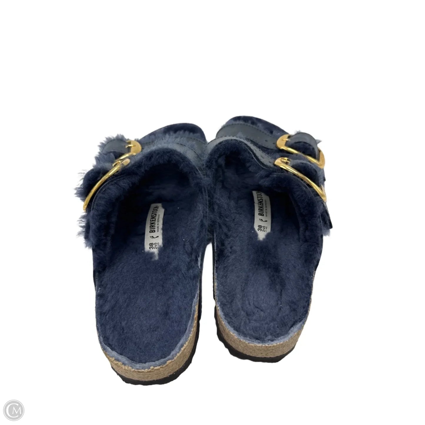 Shoes Designer By Birkenstock In Blue, Size: 7