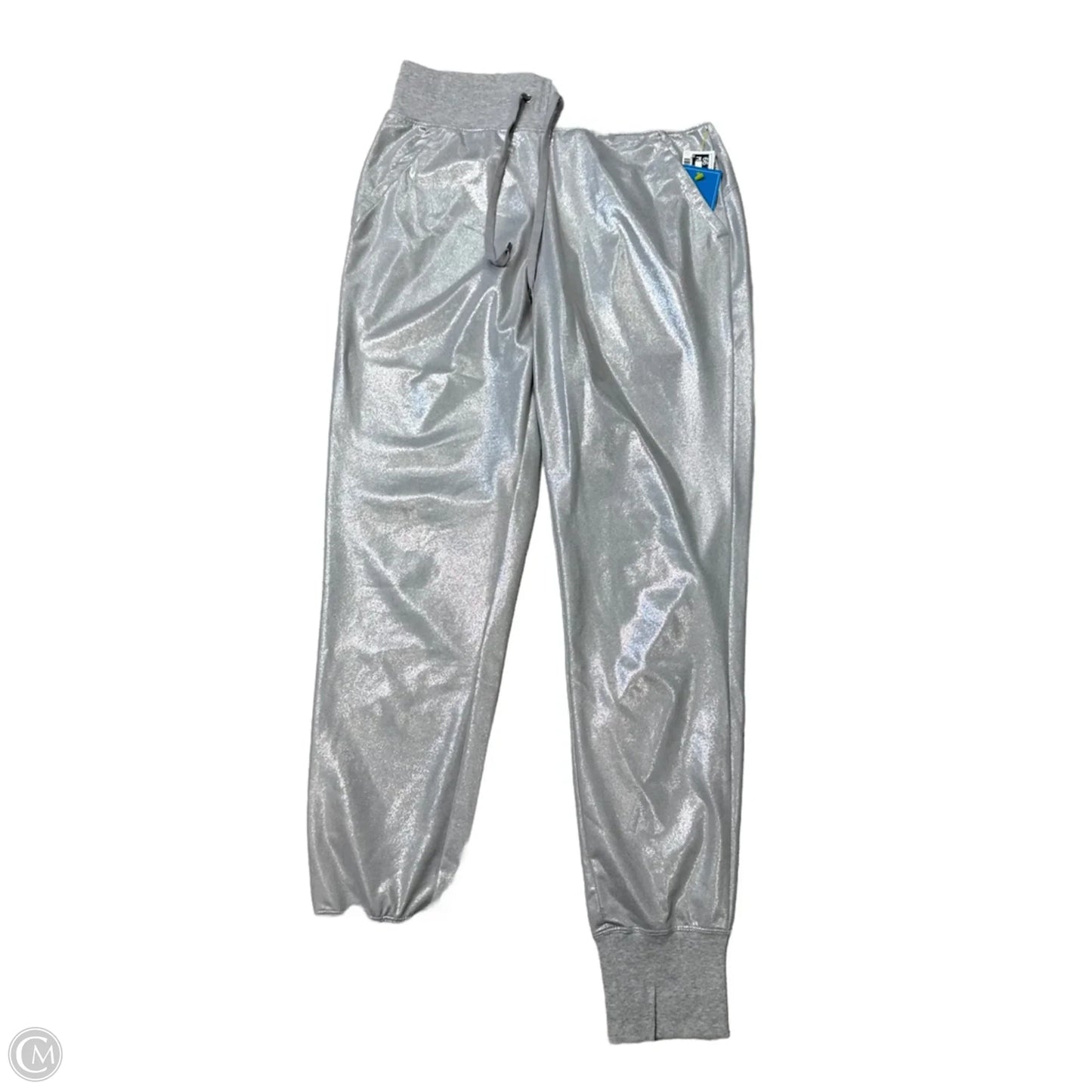 New! Pants Joggers By Lauren By Ralph Lauren In Silver, Size: S