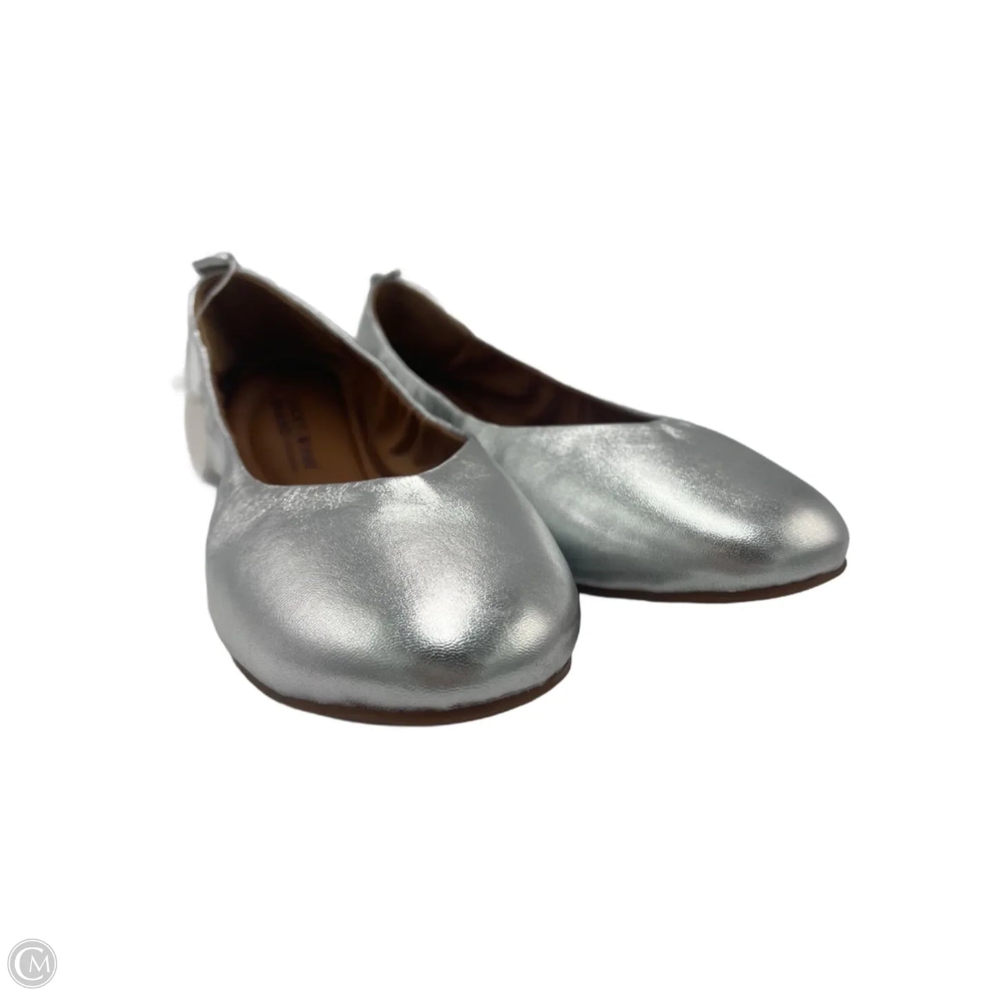 Shoes Flats By Lucky Brand In Silver, Size: 9