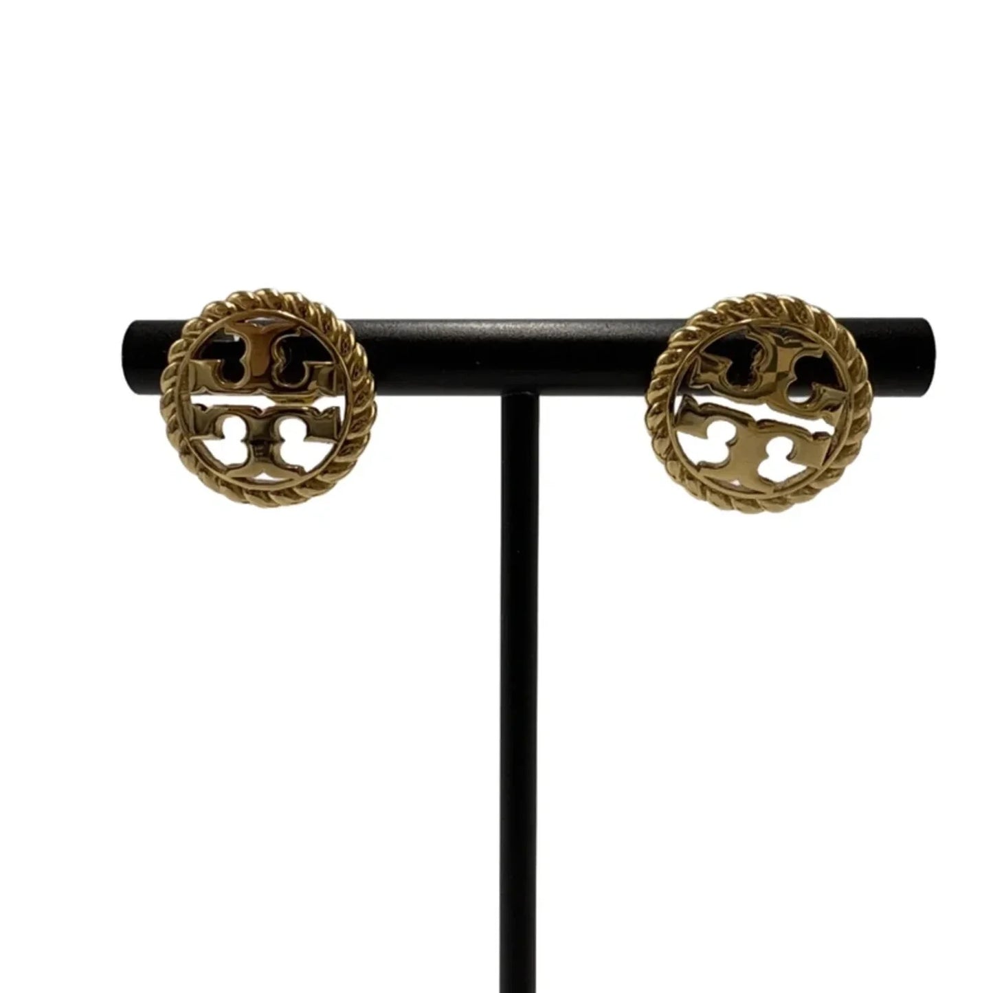 Tory Burch Designer Stuff Logo Earrings