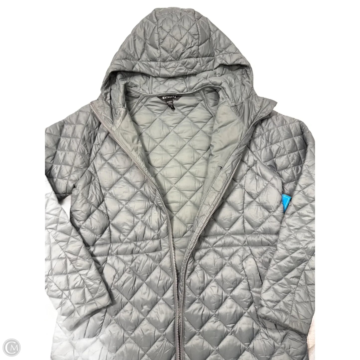 Coat Puffer & Quilted By Athleta In Grey, Size: M