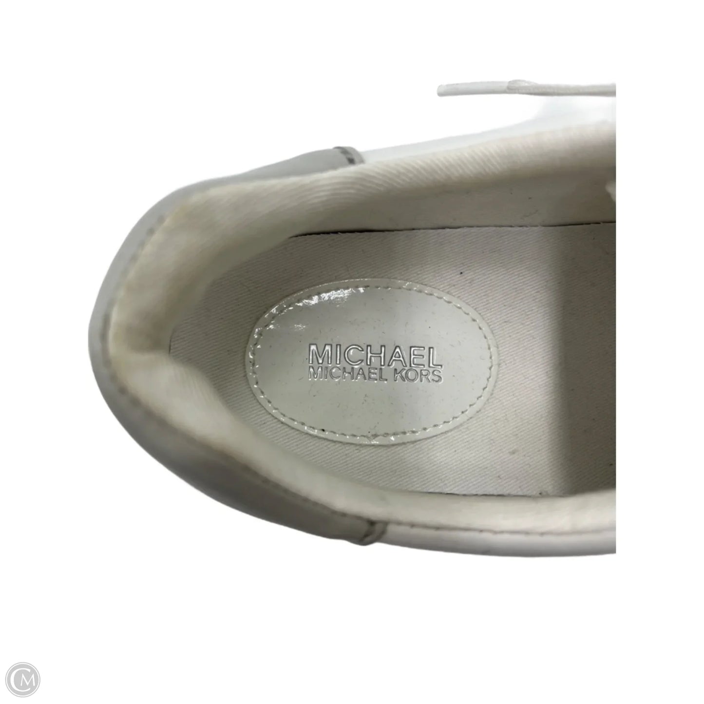Shoes Designer By Michael Kors In Grey & White, Size: 8.5