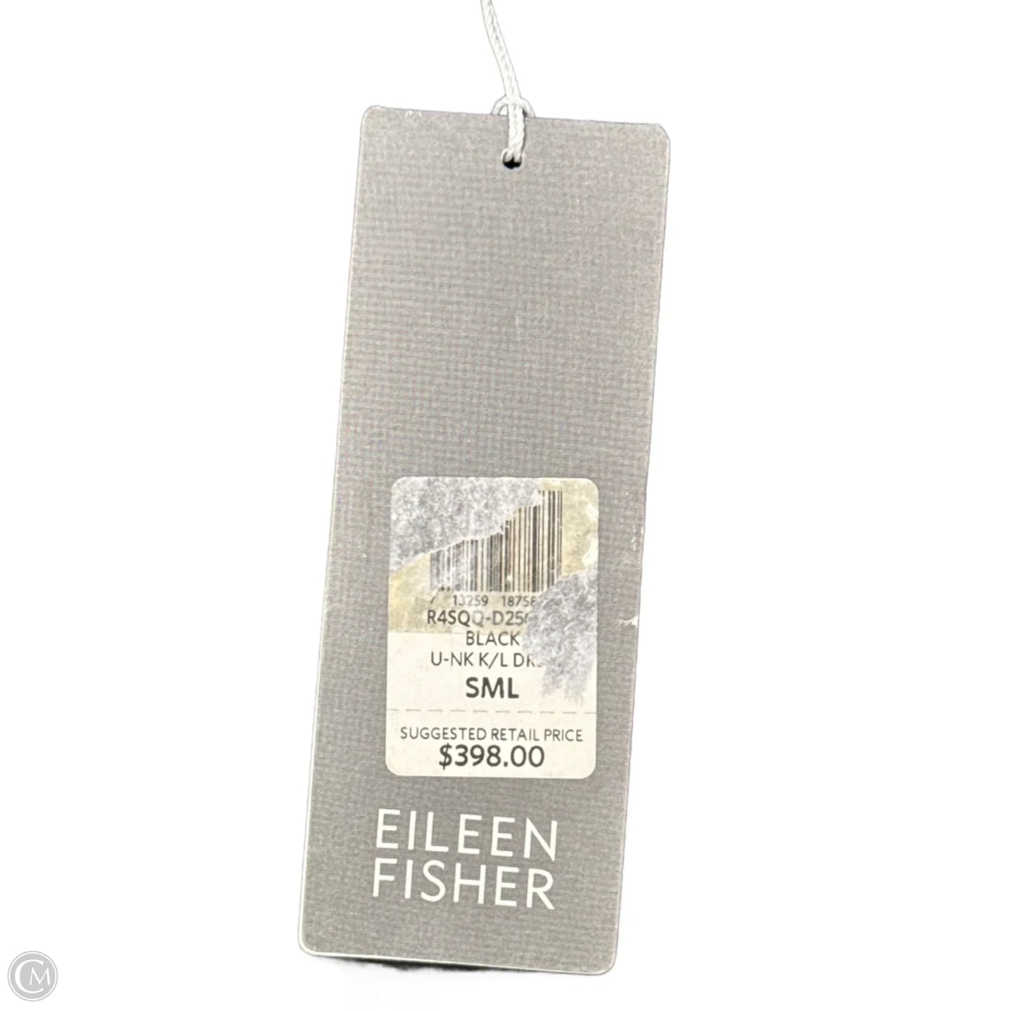 Dress Party Short By Eileen Fisher In Black & Silver, Size: Sp