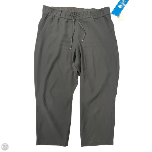 Athletic Capris By Lululemon In Black, Size: M