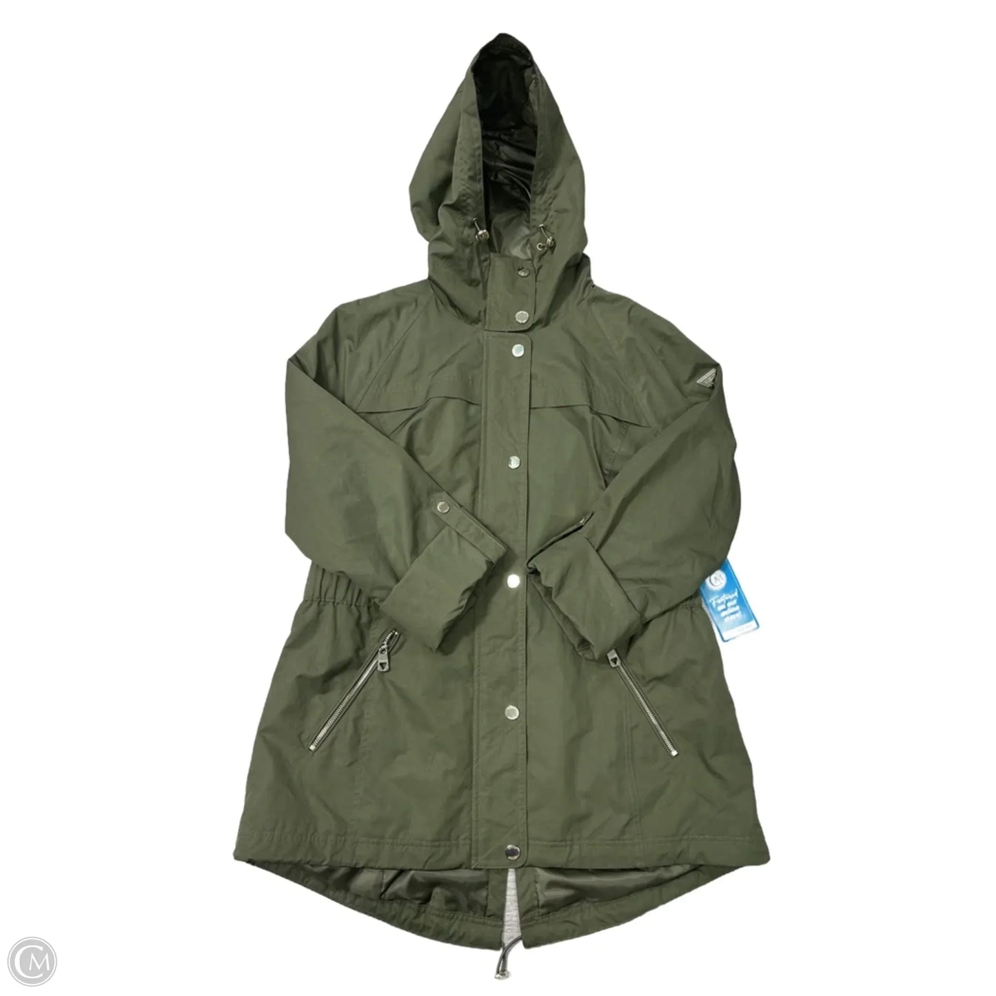 Jacket Moto By Guess In Green, Size: Xl