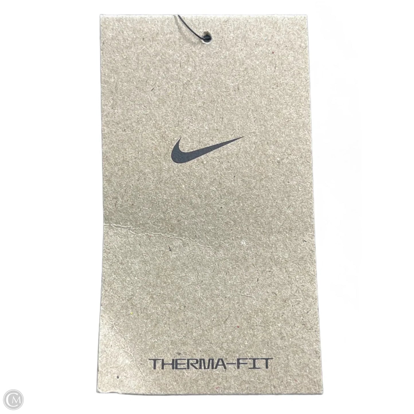 Athletic Top Long Sleeve Collar By Nike Apparel In Black, Size: M