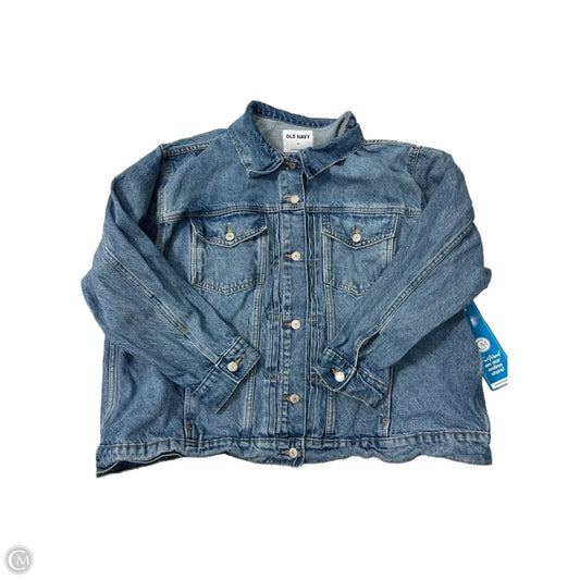 Jacket Denim By Old Navy In Blue, Size: 3x