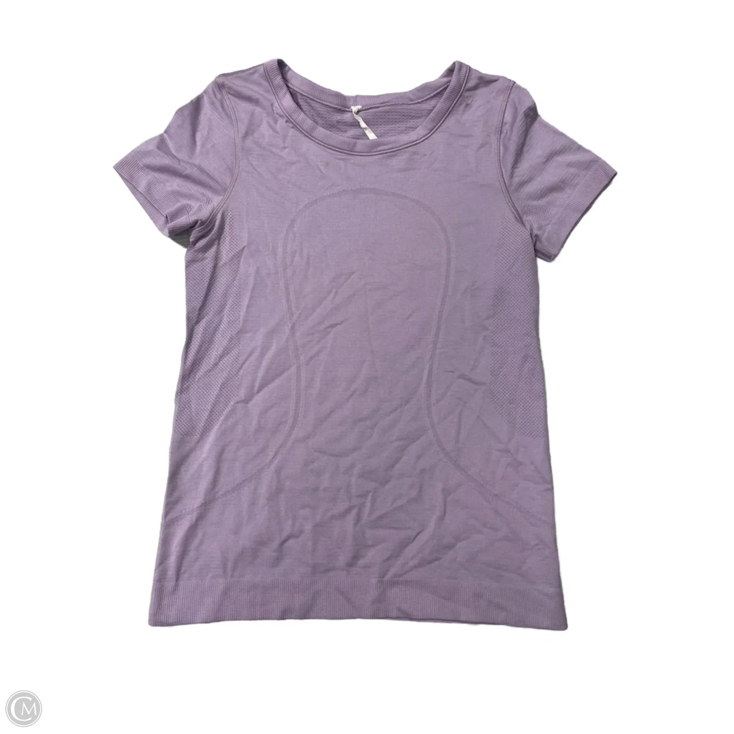 Athletic Top Short Sleeve By Lululemon In Purple, Size: S