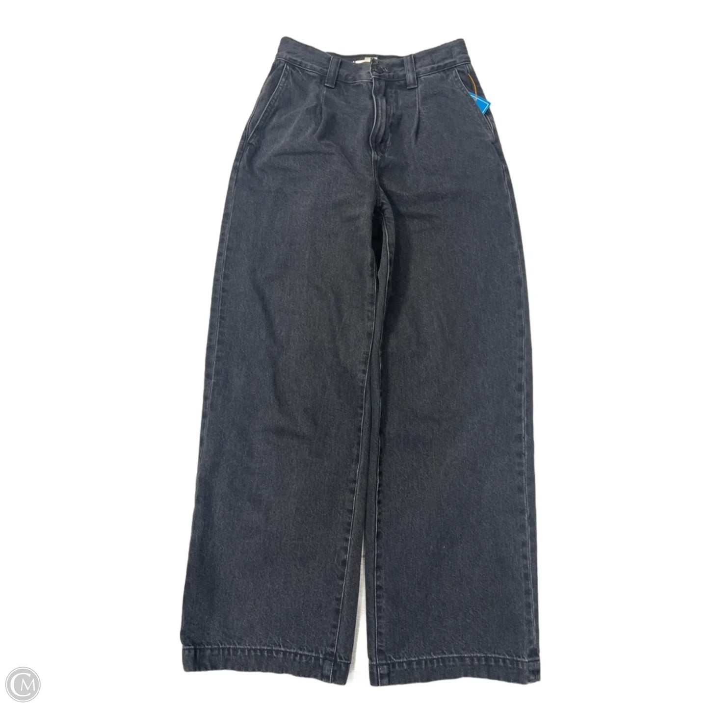 Jeans Wide Leg By Madewell In Black, Size: 0