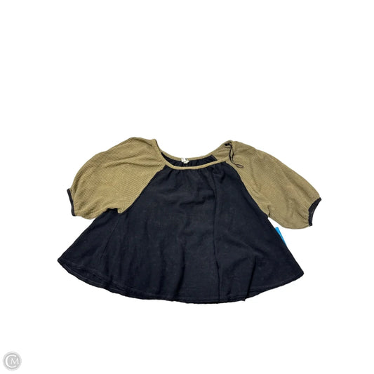 Top Short Sleeve By We The Free In Black & Grey, Size: S