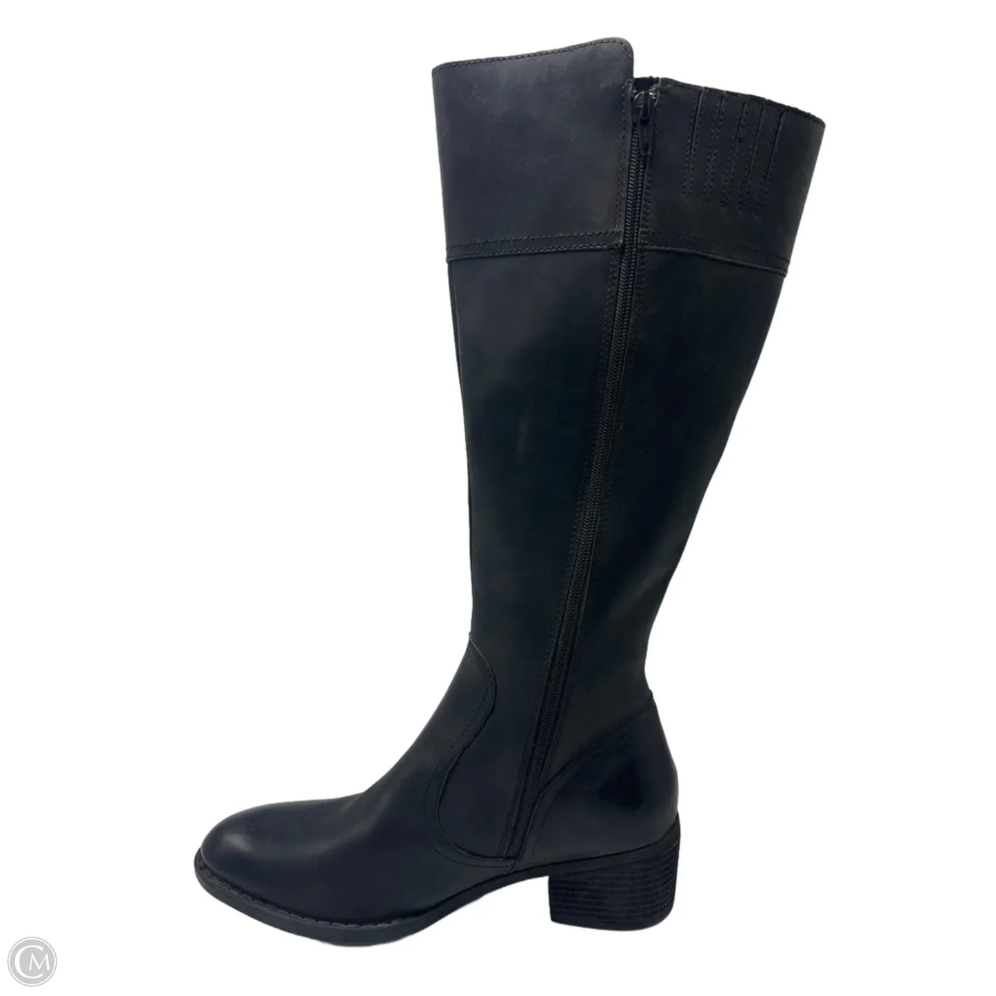 Boots Knee Flats By Born In Black, Size: 12