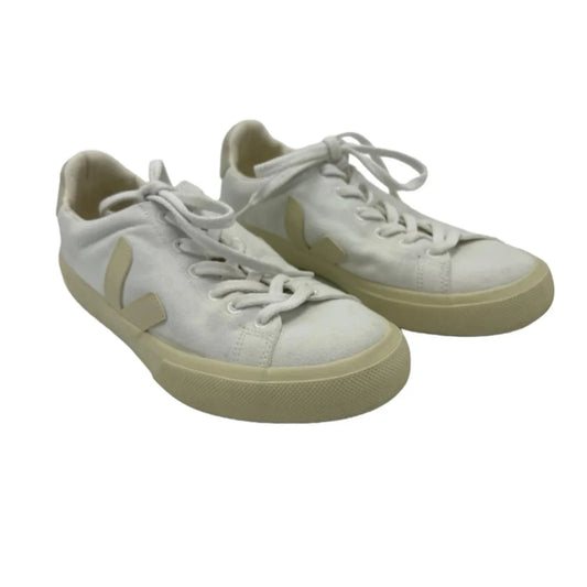 Veja Campo Designer Sneaker Athletic Shoes In White, Size: 9