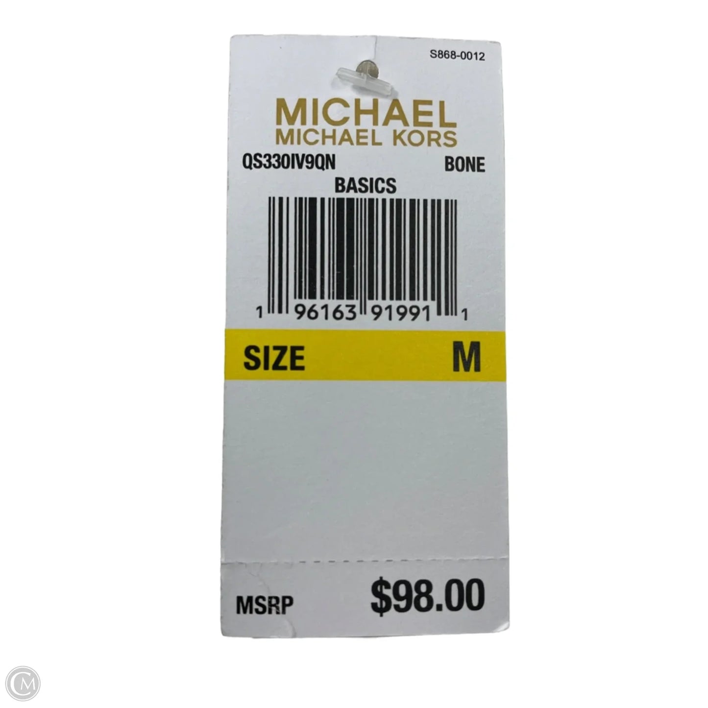 New! Pants Designer By Michael Kors In Cream, Size: M