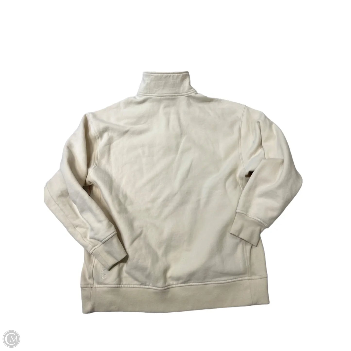 Athletic Sweatshirt Crewneck By Athleta In Cream, Size: S