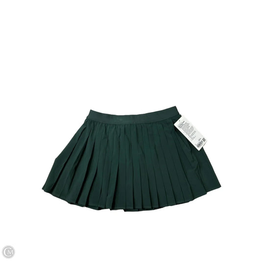 New! High-Rise Pleated Tennis Skirt By Lululemon In Green, Size: M