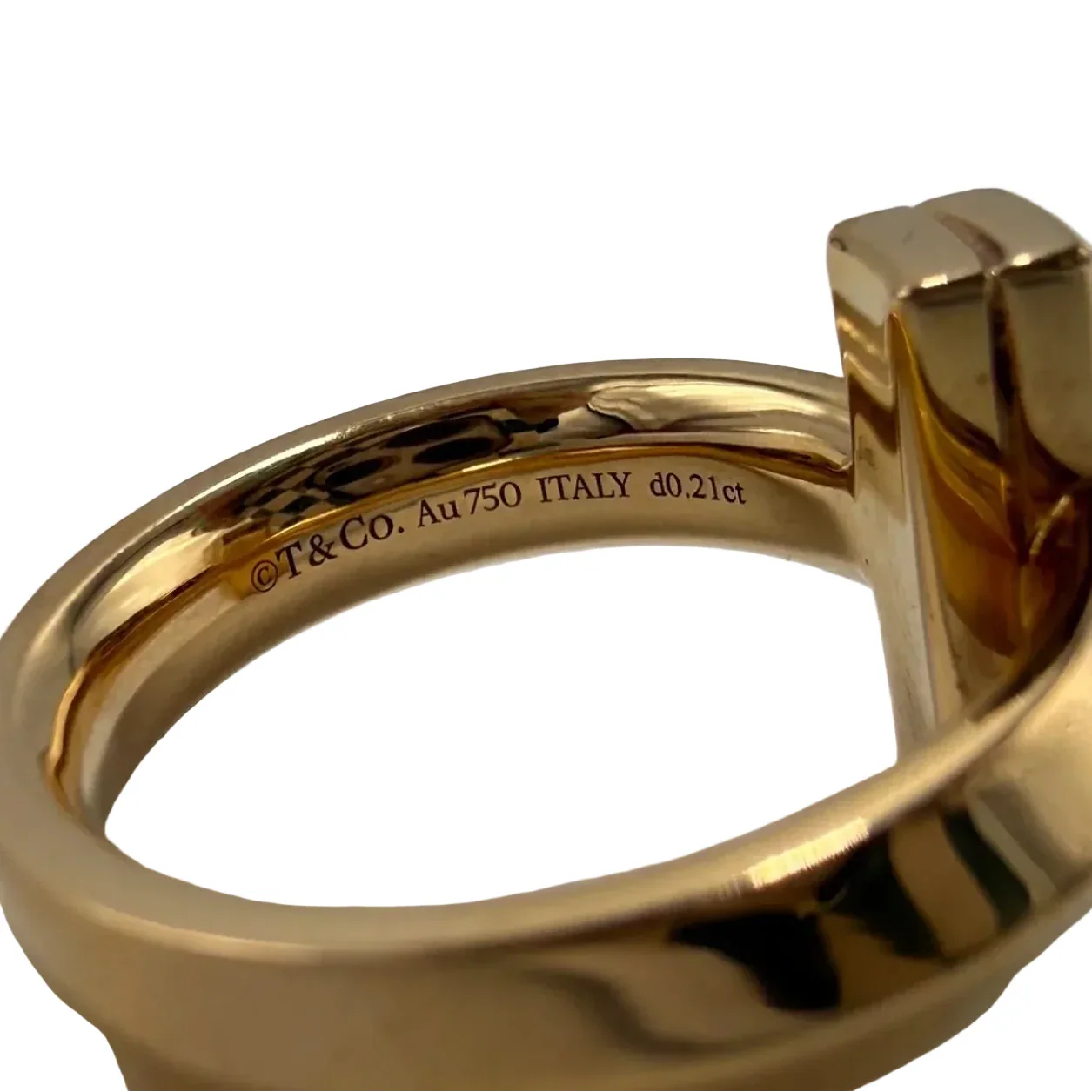 Tiffany And Company T1 18K Rose Gold with Diamonds, Size: 5.5